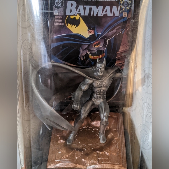NIB VTG 1997 DC Comic Book Champions Batman Fine Pewter Original - Picture 2 of 7